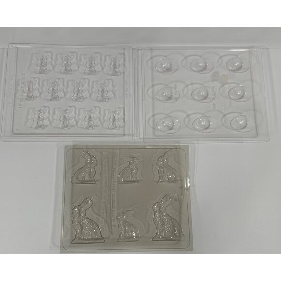 Easter Candy Chocolate Sweets Molds Set For Bunnies Rabbits & Eggs ILA Apollo - Picture 7 of 14